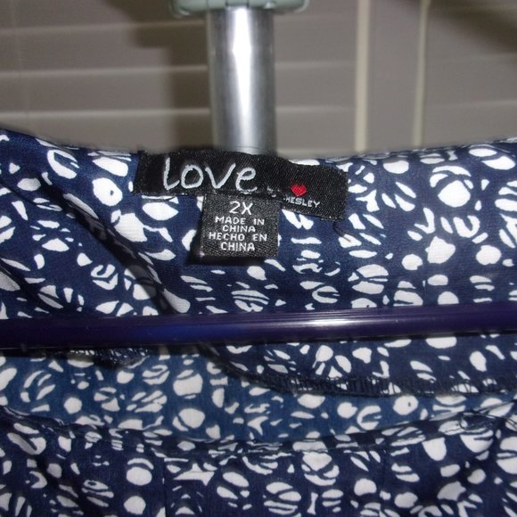 Blue Sleeveless Dress - Picture 3 of 5